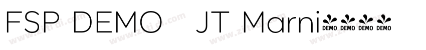 FSP DEMO   JT Marni字体转换